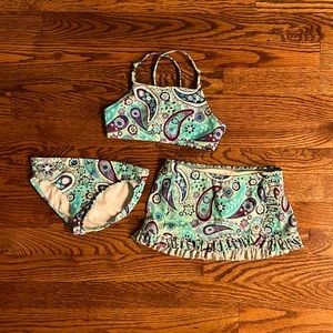 BUNDLE of Girls Lands End Bikinis